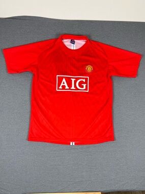Manchester United AIG Red Home Jersey